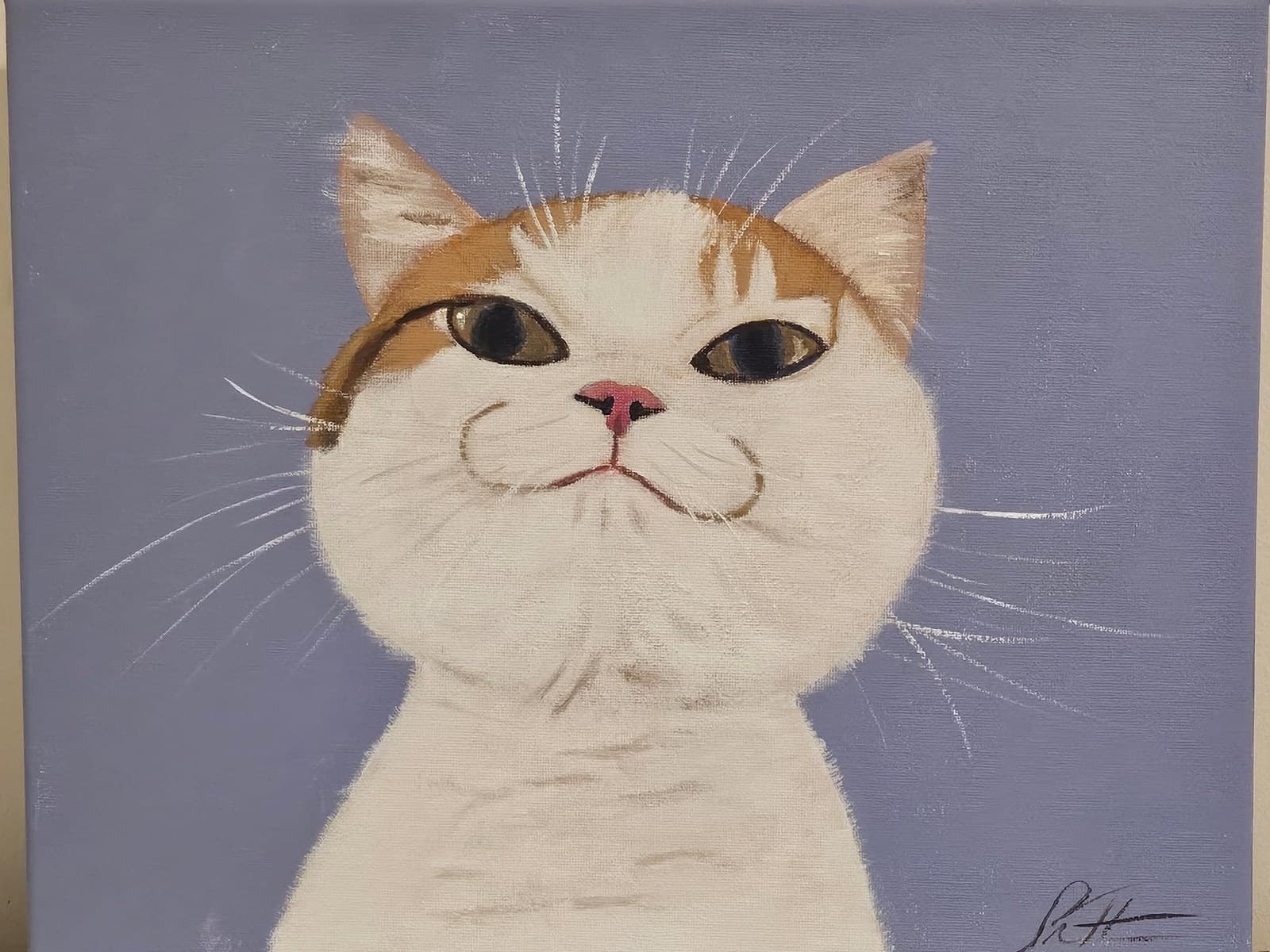 Acrylic portrait of Taeyoung by Patt